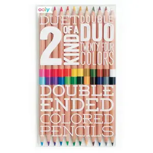 Kolorowe Baloniki OOLY 2 of A Kind multicolour pens — pack of 12, for ages 3+