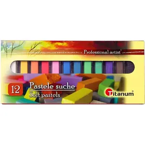 Pastel set, Titanum 12 colors, dry pastels (MPN 385046)