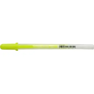 Gel pen BRUYNZEEL SAKURA Gelly Roll Soufflé Deco-Roller Yellow — gel ink decorative pen, medium tip