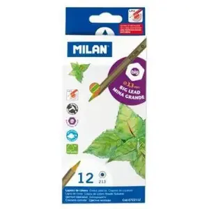 Colored pencils Milan 198010 — metallic finish, wooden pencil set