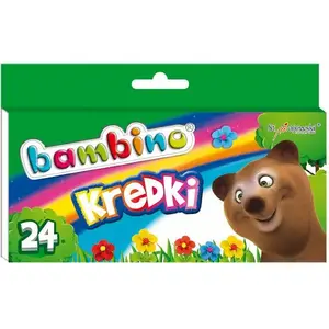 Colored pencils Bambino — 24 colors, licensed set by Bambino