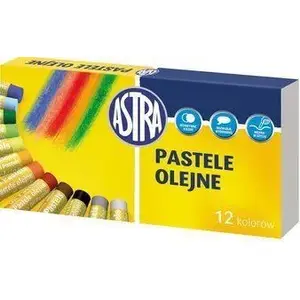 Oil Pastels Astra — 12 colors, compact set for drawing and blending