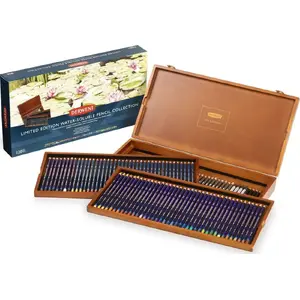 Pencils set Derwent Limited Edition Wooden Box 120 — premium wooden presentation box with 120 Derwent pencils