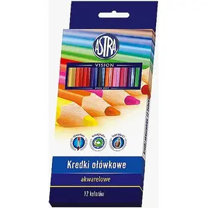 Colored watercolor pencils Astra 12 colors model 312110004