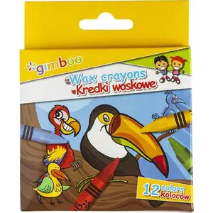 Crayons Gimboo 8 mm, mix of colors, pack of 12 — Gimboo 17242529-99