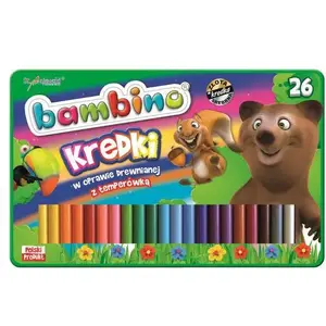 Colored pencils st. majewski Bambino set — 26 pieces in metal tin