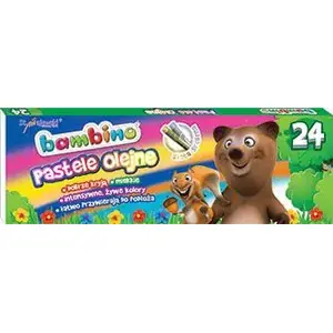 Eļļas pastelis st. majewski BAMBINO — komplekts 24 krāsas