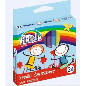 Crayons Grand Fiorello — 24 colors, wax crayons set