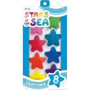 Krāsainie zīmuļi Ooly Stars of the Sea — 8 gab., dažādas krāsas