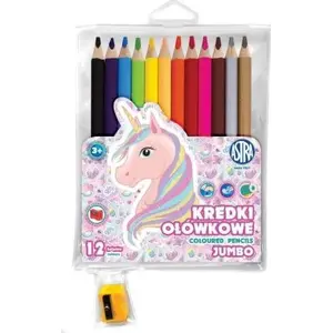 Colored pencil set ASTRA art-pap model 430899 'Unicorn' — 12 colors with sharpener