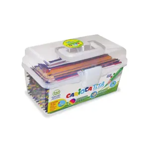 Krāsainie zīmuļi Carioca 42800 — komplekts 120 gab., daudzkrāsaini
