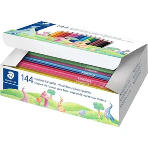 Colored pencils set Staedtler 144 pieces classroom pack (MPN 175 C144)