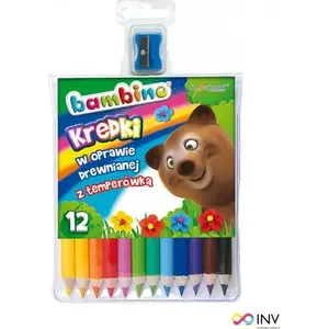 Colored pencil set Bambino Bambino - thick pencils, 12 colors