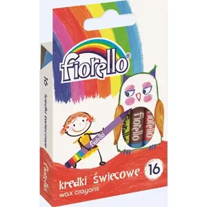 Wax crayons Fiorello 16 colors model 321368 – set of 16 colored wax crayons