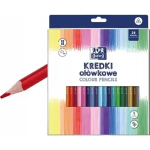 Colored pencils Oxford Olo triangular barrel, 12 colors, set of 12