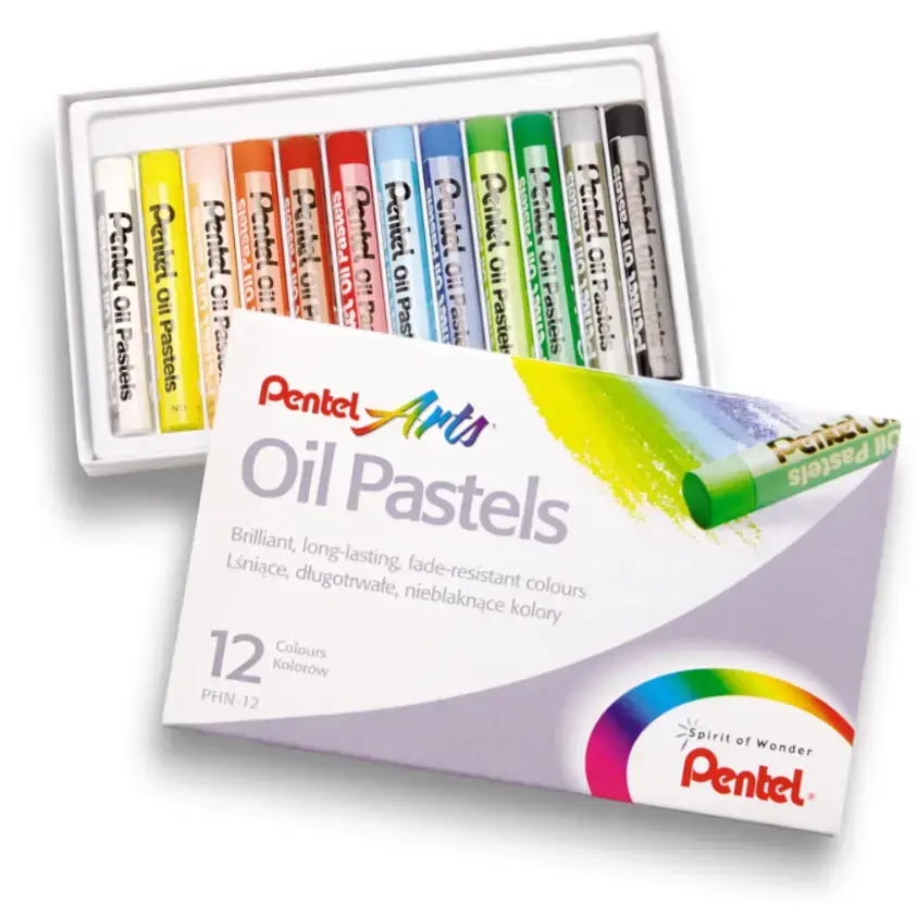 Eļļas pasteles Pentel PHN-12, 12 gab. Photo 4