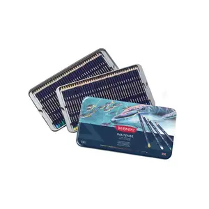 Derwent Inktense coloured pencil set 72 pcs, multicolour, 8 mm, metal case
