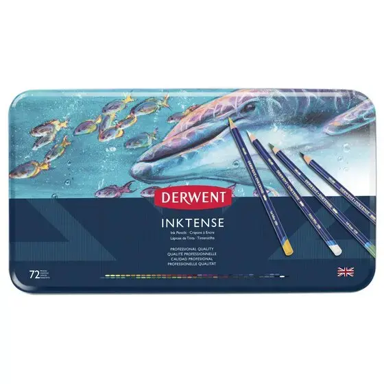 Derwent Inktense coloured pencils 72 pcs Photo 2