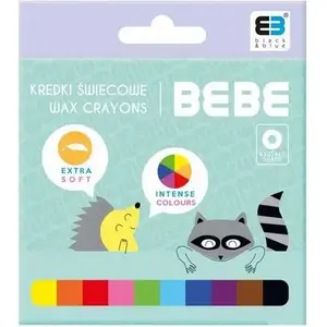 Vaska krītiņi Noster B&B Kids Pastel — 10 krāsas, modelis 294612