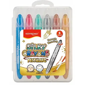Gel Pens Keyroad Metallic set of 6 — metallic color mix, gel ink, disposable