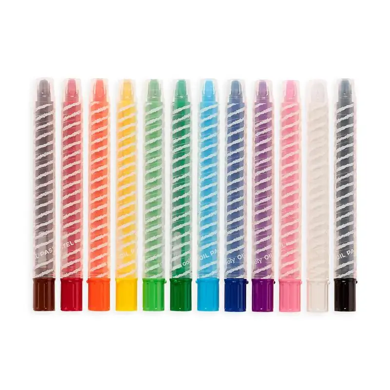 Kolorowe Baloniki OOLY Twisty Stix eļļas pasteļi — 12 gab. Photo 2