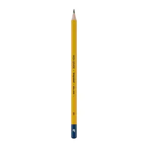 Graphite pencil set BRUYNZEEL SAKURA 60511004 – round yellow pencils, pack of 12