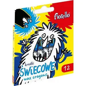 Vaska krītiņi Fiorello 12 krāsas no Fiorello – komplekts 12 gab.