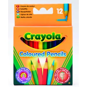Цветные карандаши Crayola 12 шт модель 4112 — деревянный набор из 12 цветов