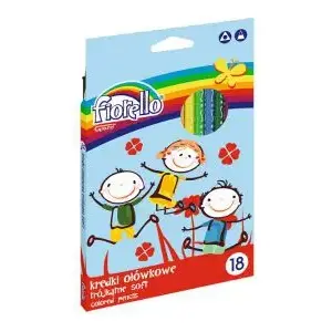 Colored Pencils Grand model WIKR-912855 — 18 colors, triangular, extra soft