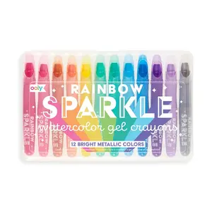 Ballpoint pens pack Kolorowe Baloniki OOLY Rainbow Sparkle — 12 pcs, multicolour ink set