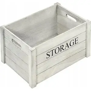 Storage Box KESPER Paulownia — universal wooden crate, lightweight paulownia construction