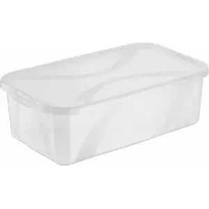 Storage container with lid 5 L rotho ARCO transparent