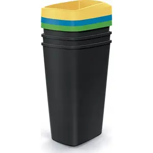Waste bin set Sourcing KEDEN COMPACTA Q 45L — 3-piece 45 L capacity