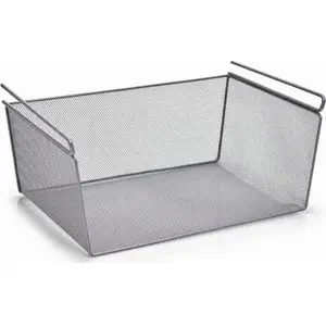 Shelf unit ZELLER 26×19×42.5 cm, under-shelf mounting, silver
