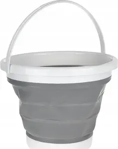 Collapsible Silicone Bucket GEKO 10 L — Universal Foldable Water and Utility Bucket