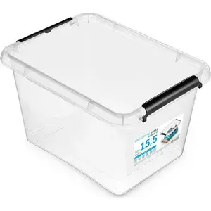 Plastic Storage Container with Lockable Lid ORPLAST 15.5 L (MPN 1552 SIMPLE)