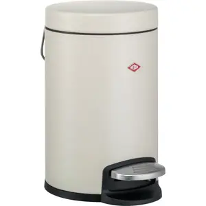 Trash bin 3 L sand matte Cosmetic Wesco — small waste container for bathroom and vanity
