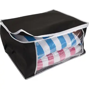 Storage Solutions uzglabāšanas soma gultas veļai un drēbēm, elpojošs audums, rāvējslēdzēja aizdare, modelis CP8500510