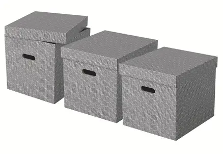 Storage box cube ESSELTE Home — set of 3 Photo 3
