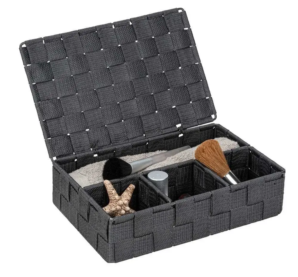 Wenko Adria Small storage basket with lid Photo 2