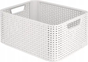 Storage Basket Kadax Curver, grey plastic container, 18 L capacity
