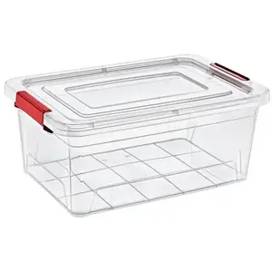 Plastic storage box Katex SMART BOX transparent 20 L, dimensions 47×33×19 cm