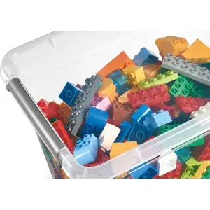 Plastmasas trauks ar vāku un rokturi ORPLAST 6 L (modelis 1503 SIMPLE)