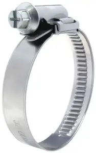 Nerūsējošā tērauda četrpreču skava AWTools AW14043 W4 70–90 mm, 10 gab.