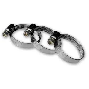 Screw (Worm Gear) Hose Clamp BRADAS BSW2 10–16/9, stainless steel, adjustable 10–16 mm