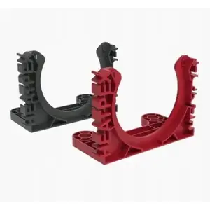 Pipe clamp Heatpex model 52012110000W for Ø75 mm pipes, grey