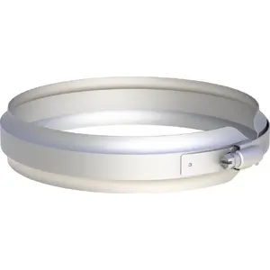 Clamp band for chimneys Jeremias FU45160 — stainless steel chimney pipe clamp, fixed connection