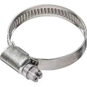 Hose clamp Topex 37D512, worm-drive, size 80–100 mm, stainless steel class W2
