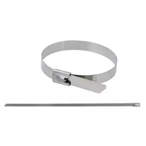 Kabeļu saites Dedra 11NB8361 — sudrabotas, 360 mm × 7.9 mm, 20 gab.