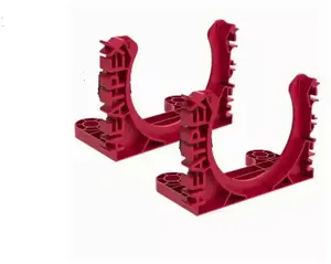 Pipe clip Heatpex for pipe Ø75, pack of 100, red